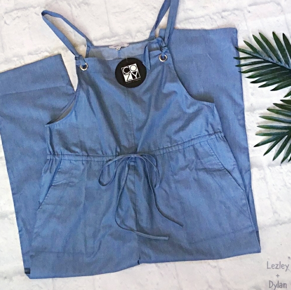LAST ONE❗COZY CASUAL Chic Relaxed Light Chambray Overalls - Picture 9 of 9